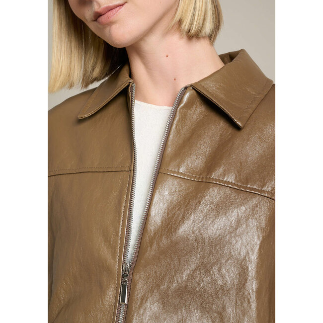 LEERLOOK JACK BOMBU TAUPE