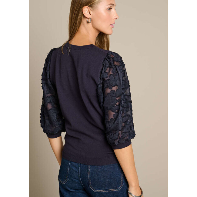 TOP SLEELACE NAVY