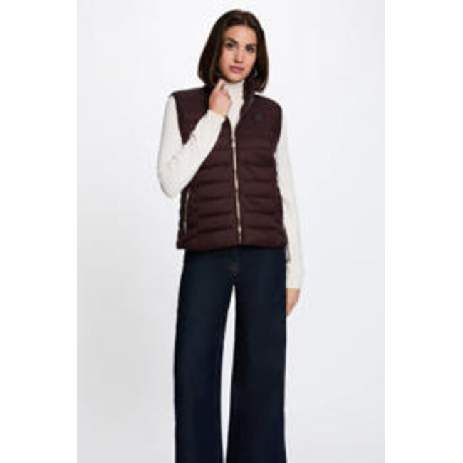 BODYWARMER GKAD DONKERBRUIN