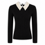 TRUI PEARLS RIBBEL KNIT IAT83262 BLACK