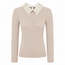 TRUI PEARLS RIBBEL KNIT IAT83262 BEIGE