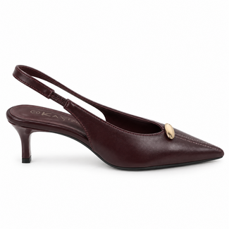 SCHOEN SLINGBACK L-108 BORDEAUX GOLD