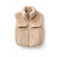 BODYWARMER BLOND/BEIGE FAKE-FUR