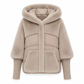 JAS PUFFER FAUX  24623 FUR BEIGE