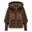 IZ NAIZ JAS PUFFER FAUX FUR 24623 BROWN