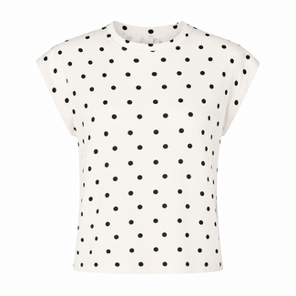 TOP DOTSAOP OFFWHITE BLACK