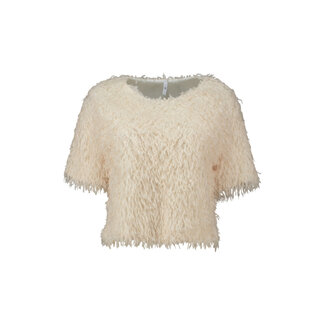 TOP JOYCE FEATHER  CREAM