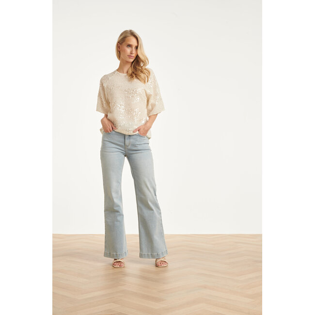 SMASHED LEMON TOP SHINE PAILLET 26324 ECRU