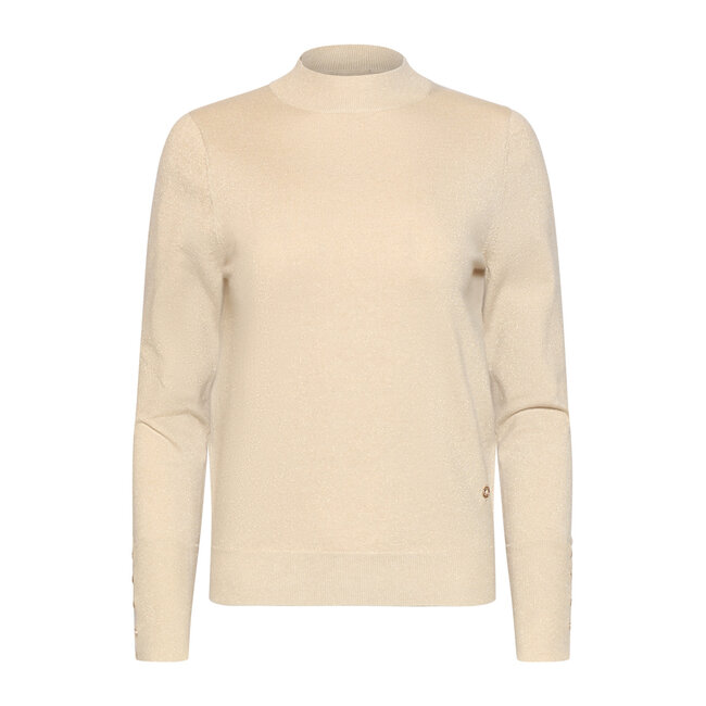 SMASHED LEMON TOP LUREX KNIT 26679 SAND