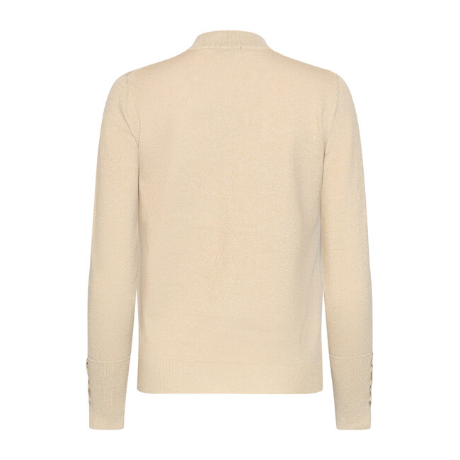 SMASHED LEMON TOP LUREX KNIT 26679 SAND
