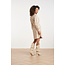 SMASHED LEMON JURK PU LEERLOOK 26567 STONE