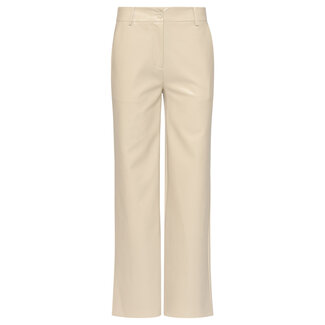 SMASHED LEMON BROEK PU LEERLOOK 26564 STONE