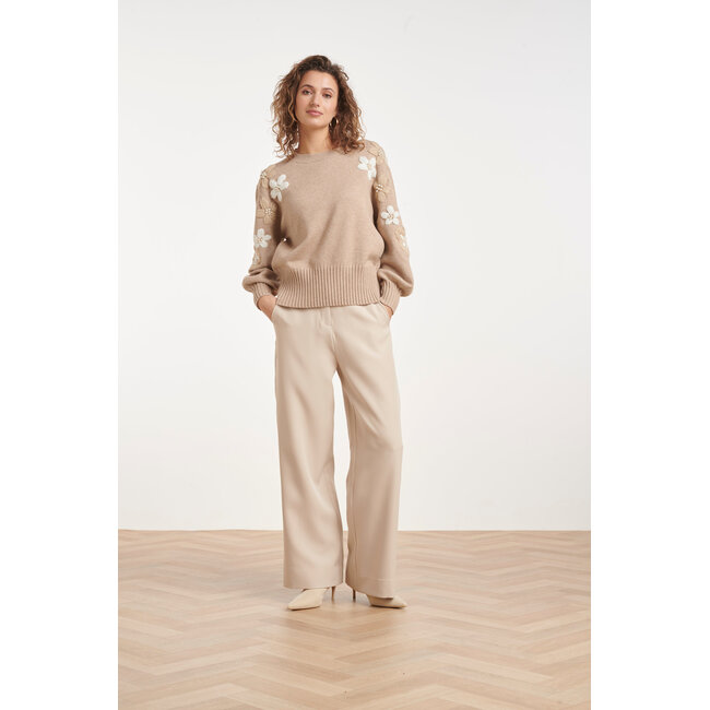 SMASHED LEMON TRUI FLOWER  26539 TAUPE-OFF WHITE