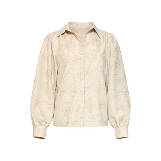 SMASHED LEMON BLOUSE BLOOM SHINE 26588 SAND