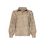 SMASHED LEMON BLOUSE BLOOM SHINE 26588 TAUPE