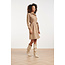 SMASHED LEMON JURK SUEDINE DOORKNOOP 26568 TAUPE