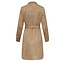 SMASHED LEMON JURK SUEDINE DOORKNOOP 26568 TAUPE