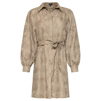 SMASHED LEMON JURK BLOOM SHINE 26589 TAUPE