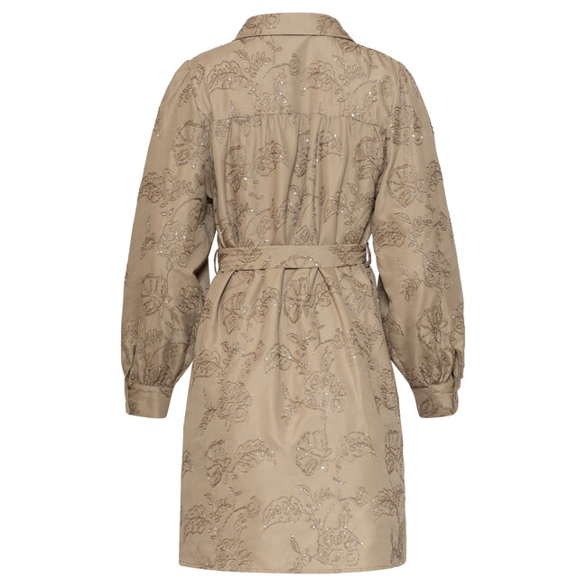 SMASHED LEMON JURK BLOOM SHINE 26589 TAUPE