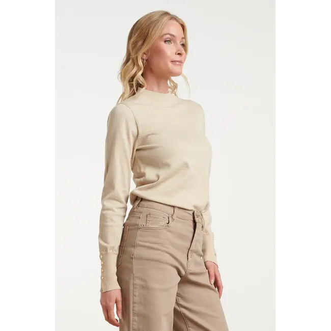 SMASHED LEMON TOP LUREX KNIT 26679 SAND