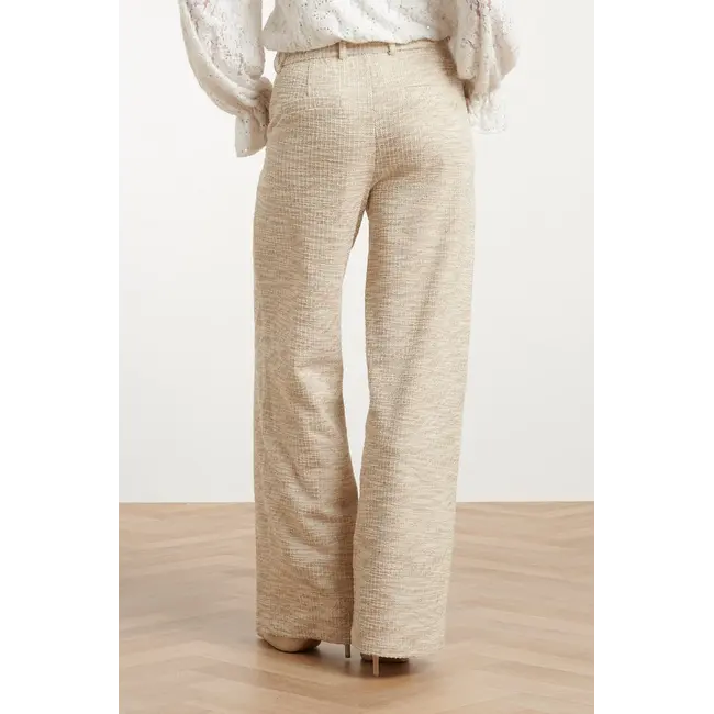SMASHED LEMON BROEK SOFT MELÉ 26606 STONE