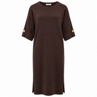 JURK FINE KNIT 122610 CHOCO
