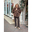 IZ NAIZ JAS PUFFER FAUX FUR 24623 BROWN