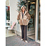 JAS PUFFER FAUX FUR 24623 LATTE