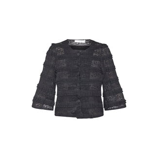 TOP/VEST LACE NAN BLACK