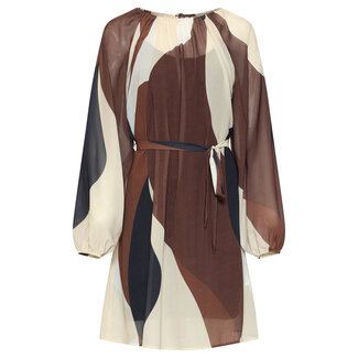 SMASHED LEMON JURK 26630 BROWN/MULTICOLOUR