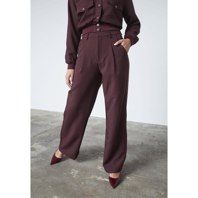 BROEK GREAT PA3 DEEP BORDEAUX