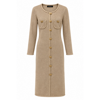 JURK CANNES STRETCH LUREX BEIGE BX19034
