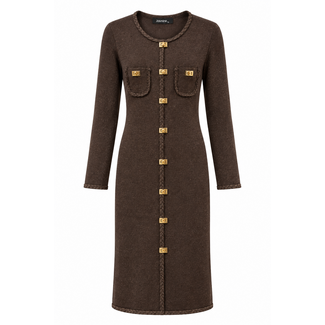 JURK CANNES STRETCH LUREX BROWN BX19034