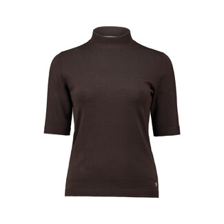 TOP FINE KNIT NISA BROWN