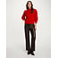 BROEK PEMPER FAUX LEATHER DONKERBRUIN