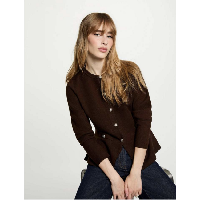 VEST MPONEY DONKER BRUIN
