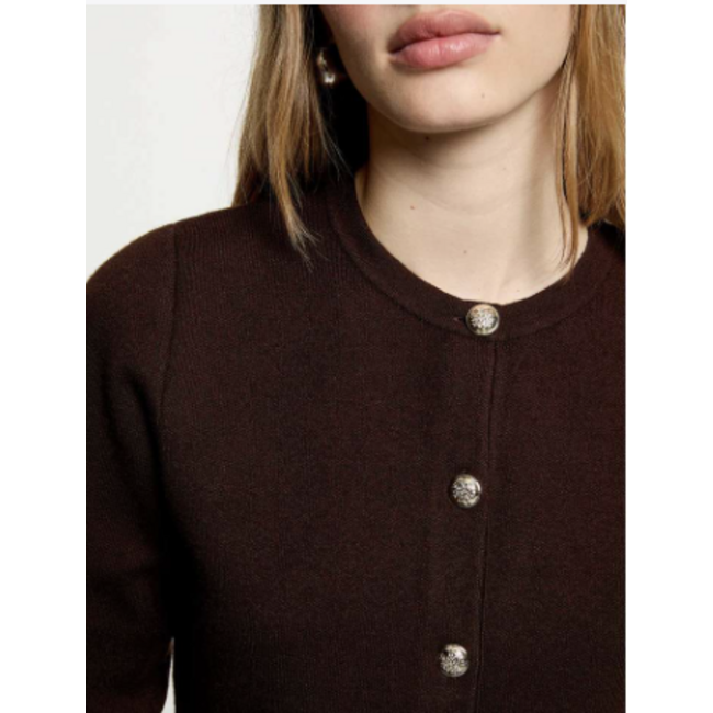 VEST MPONEY DONKER BRUIN