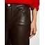 BROEK PEMPER FAUX LEATHER DONKERBRUIN