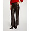 BROEK PEMPER FAUX LEATHER DONKERBRUIN