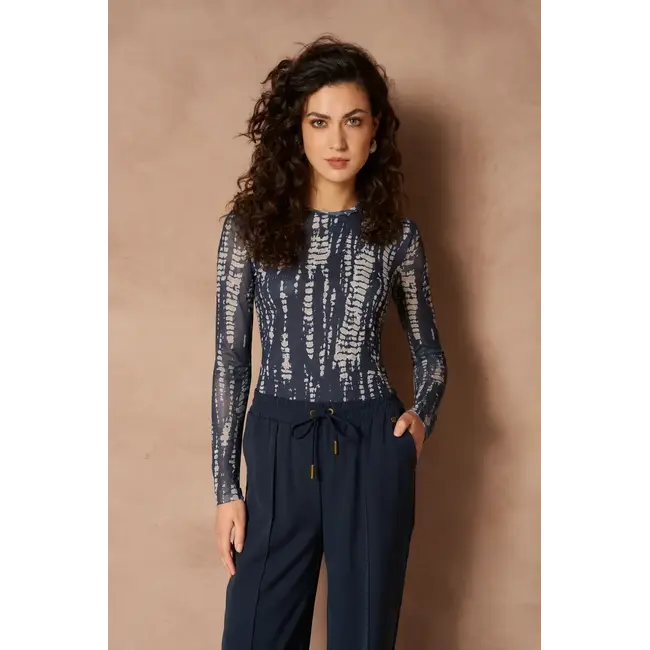 LOFTY MANNER TOP INIKO DARK BLUE