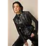 LOFTY MANNER GILET KAME VEGAN LEATHER ZWART