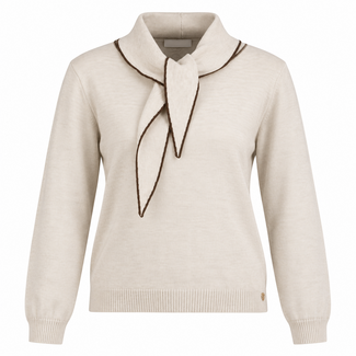 TOP KNIT STRIK ALTAMURA BEIGE