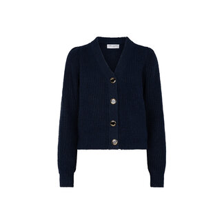 LOFTY MANNER VEST LOGO LILY NAVY
