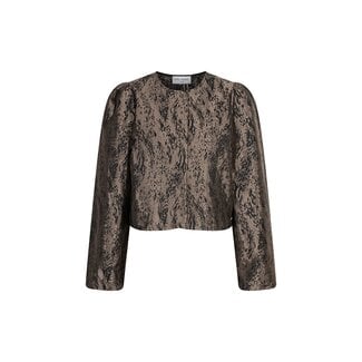 LOFTY MANNER BLOUSE / BLAZER HEDDA BLACK TAUPE