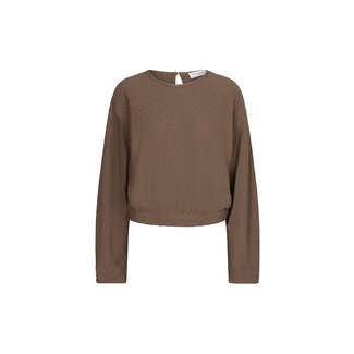 LOFTY MANNER TOP JAZ  JERSEY MOKKA