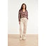 SMASHED LEMON BLOUSE PRINT 26751  BROWN-SAND