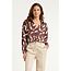 SMASHED LEMON BLOUSE PRINT 26751  BROWN-SAND