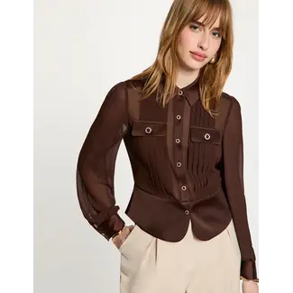 BLOUSE/ TOP CLOCLO BROWN