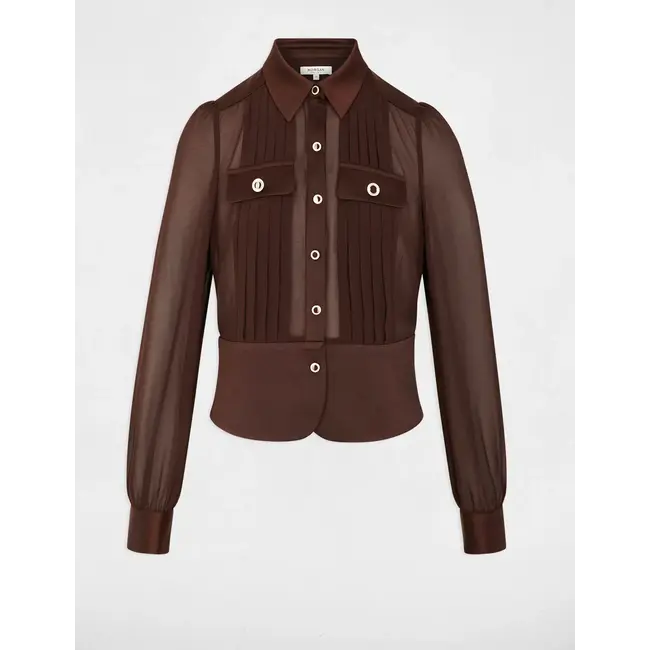 BLOUSE/ TOP CLOCLO BROWN