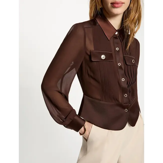 BLOUSE/ TOP CLOCLO BROWN